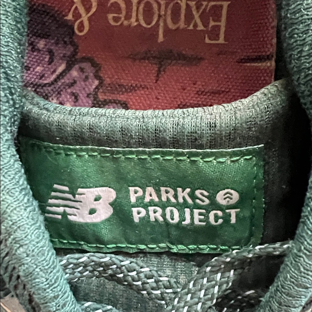 Limited Edition New Balance Parks Project Forest Green Hiking Sneakers. - Picture 7 of 8